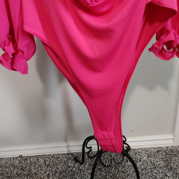 Hot Pink Bodysuit - Picture 6 of 7